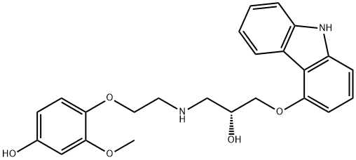 (R)-4-Hydroxycarvedilol Structural