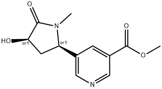 rac cis-3'-Hydroxy Cotinine-3-carboxylic Acid Methyl Ester
 Structural