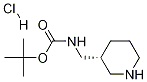 R-3-N-BOC-AMINOMETHYL PIPERIDINE-HCl Structural