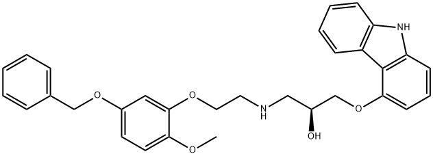 (S)-(-)-5'-Benzyloxyphenyl Carvedilol Structural