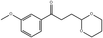 3-(1,3-DIOXAN-2-YL)-3'-METHOXYPROPIOPHENONE Structural