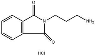 2-(3-AMINOPROPYL)-1H-ISOINDOLE-1,3(2H)-DIONE, HCL SALT Structural