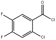 2-CHLORO-4,5-DIFLUOROBENZOYL CHLORIDE Structural