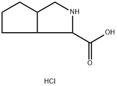 Octahydro-cyclopenta[c]pyrrole-1-carboxylic acid hydrochloride Structural