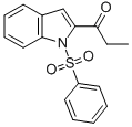 2-(1-OXOPROPYL)-1-(PHENYLSULFONYL)-1H-INDOLE Structural