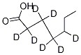Heptanoic--d7 Acid Structural