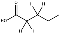 Pentanoic--d4 Acid Structural