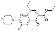 1-ETHYL-6-FLUORO-7-MORPHOLIN-4-YL-4-OXO-1,4-DIHYDRO-[1,8]NAPHTHYRIDINE-3-CARBOXYLIC ACID ETHYL ESTER