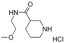 N-(2-Methoxyethyl)piperidine-3-carboxaMide hydrochloride Structural