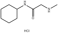 N-Cyclohexyl-2-(methylamino)acetamidehydrochloride Structural