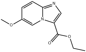 IMidazo[1,2-a]pyridine-3-carboxylic acid, 6-Methoxy-, ethyl ester Structural