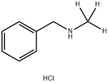 BENZYLMETHYL-D3-AMINE HCL Structural