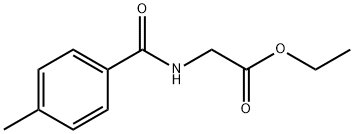 ETHYL 2-[(4-METHYLBENZOYL)AMINO]ACETATE Structural