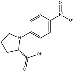 N-(4-Nitrophenyl)-L-proline Structural