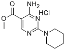 Methyl 4-amino-2-(1-piperidinyl)-5-pyrimidinecarboxylate hydrochloride