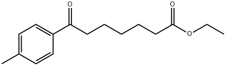 ETHYL 7-(4-METHYLPHENYL)-7-OXOHEPTANOATE Structural