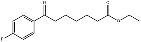 ETHYL 7-(4-FLUOROPHENYL)-7-OXOHEPTANOATE Structural