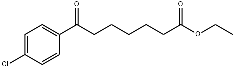 ETHYL 7-(4-CHLOROPHENYL)-7-OXOHEPTANOATE Structural