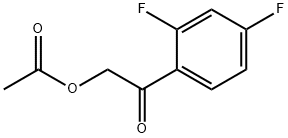 2-Acetyloxy-1(2,4-difluorophenyl)ethanone Structural