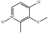 4-Chloro-3-methoxy-2-methylpyridine N-oxide Structural