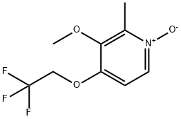 PYRIDINE, 3-METHOXY-2-METHYL-4-(2,2,2-TRIFLUOROETHOXY)-, 1-OXIDE Structural