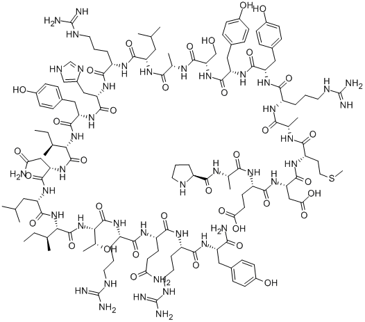 NEUROPEPTIDE Y (13-36), HUMAN, RAT Structural