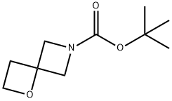 tert-butyl 1-oxa-6-azaspiro[3,3]heptane-6-carboxylate Structural