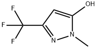 1-Methyl-3-(trifluoromethyl)-1H-pyrazol-5-ol Structural