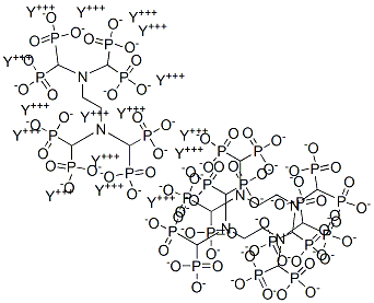 yttrium ethylenediaminetetra(methylenephosphonic acid) Structural