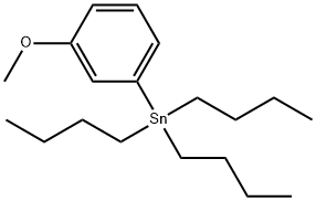 Tributyl(3-methoxyphenyl)stannane Structural