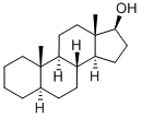 17-BETA-HYDROXY-5-ALPHA-ANDROSTANE Structural