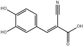 2-Propenoic acid, 2-cyano-3-(3,4-dihydroxyphenyl)-, (2E)- (9CI) Structural