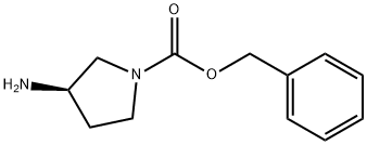 (R)-3-AMINO-1-CBZ-PYRROLIDINE Structural