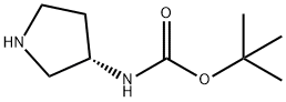 (S)-3-(Boc-amino)pyrrolidine Structural