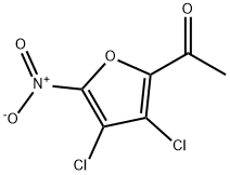 Ethanone, 1-(3,4-dichloro-5-nitro-2-furanyl)- Structural