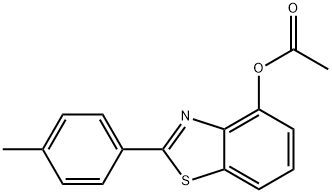 4-acetoxy-2-(4-methylphenyl)benzothiazole Structural