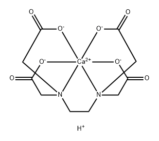 ETHYLENEDIAMINETETRAACETIC ACID DICALCIUM SALT Structural