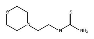 1-(2-MORPHOLINOETHYL)-2-THIOUREA Structural