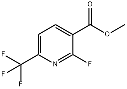 Methyl 2-fluoro-6-(trifluoromethyl)nicotinate Structural
