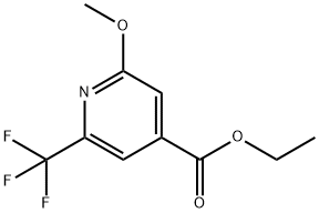 Ethyl 2-methoxy-6-(trifluoromethyl)isonicotinate Structural