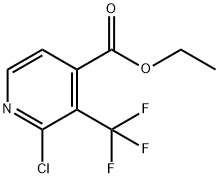 Ethyl 2-chloro-3-(trifluoromethyl)isonicotinate Structural