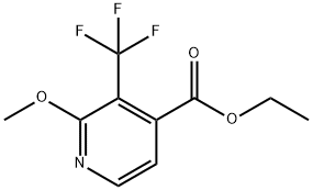 Ethyl 2-methoxy-3-(trifluoromethyl)isonicotinate Structural