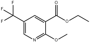 Ethyl 2-methoxy-5-(trifluoromethyl)nicotinate Structural