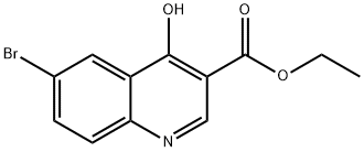 6-BROMO-4-HYDROXYQUINOLINE-3-CARBOXYLIC ACID ETHYL ESTER Structural