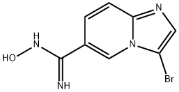 IMidazo[1,2-a]pyridine-6-carboxiMidaMide, 3-broMo-N-hydroxy- Structural