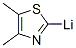 Lithium,  (4,5-dimethyl-2-thiazolyl)-  (9CI) Structural