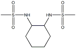 (1R,2R)-1,2-N,N'-BIS[(METHANE-SULFONYL)AMINO]-CYCLOHEXANE Structural