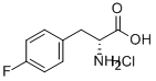 D-4-Fluorophenylalanine hydrochloride Structural