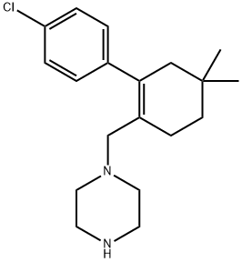 1-((4'-chloro-5,5-dimethyl-3,4,5,6-tetrahydro-[1,1'-biphenyl]-2-yl)methyl)piperazine Structural