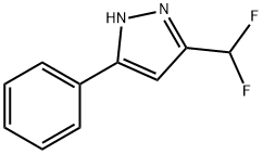 3-DIFLUOROMETHYL-5-PHENYLPYRAZOLE Structural